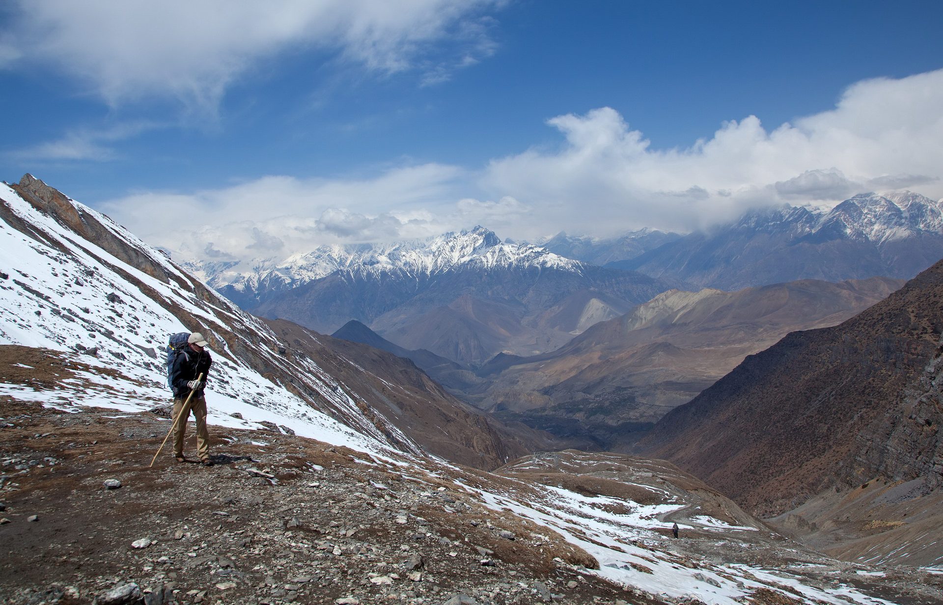 Crossing a high Himalayan pass. — Monasteries of Dolpo: Sacred Gompas of Hidden Nepal